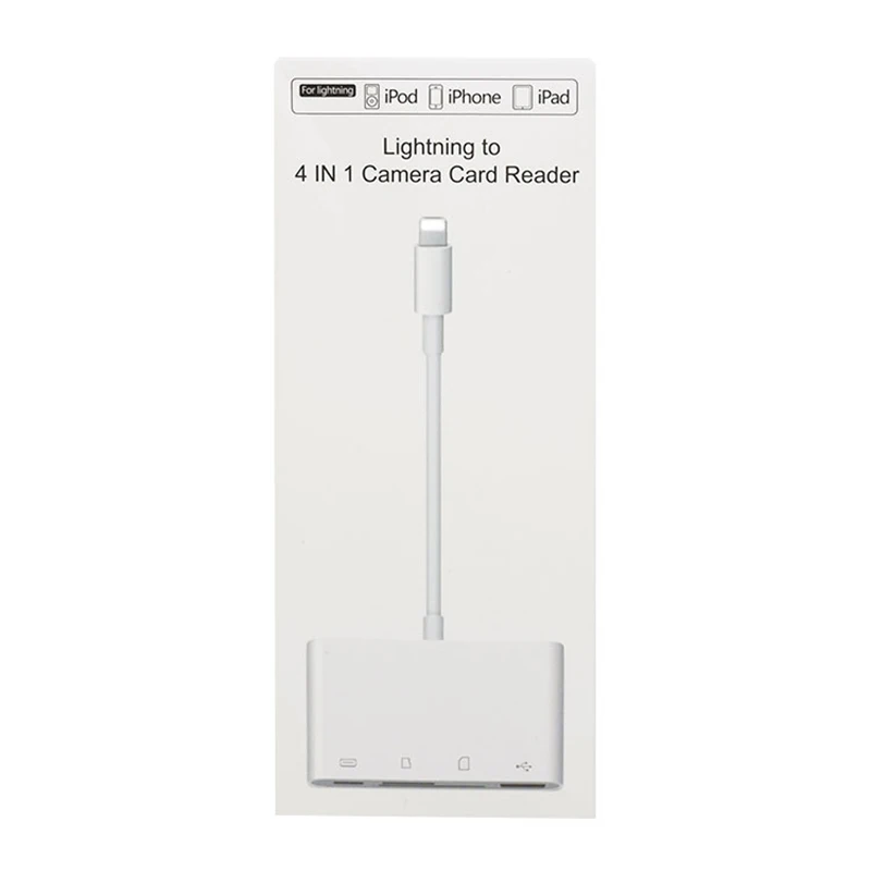 Устройство для чтения SD карт Micro OTG смарт адаптер iPhone iPod Apple карты памяти