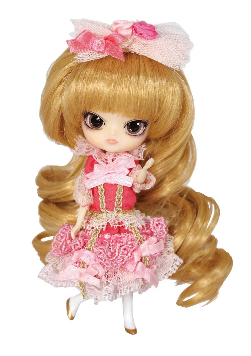 Маленькая принцесса PULLIP Pinky с коробкой и красивым платьем мини кукла для девочек