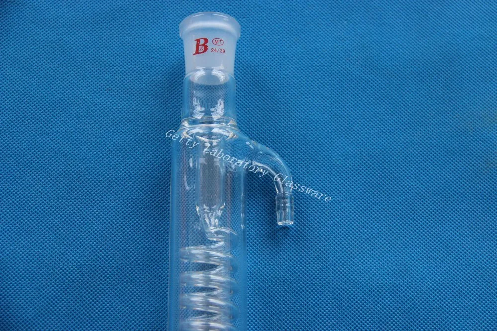 500mm Graham condenser Coil 24/29 joints 10mm hose connection (Borosilicate Glassware) | Канцтовары для офиса и дома