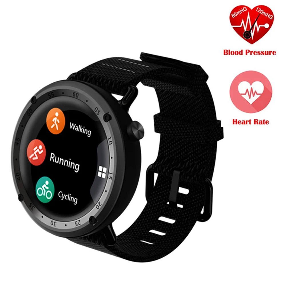 Gps Smartwatch L19 IP67 водонепроницаемые Смарт-часы с крови Давление монитор сердечного