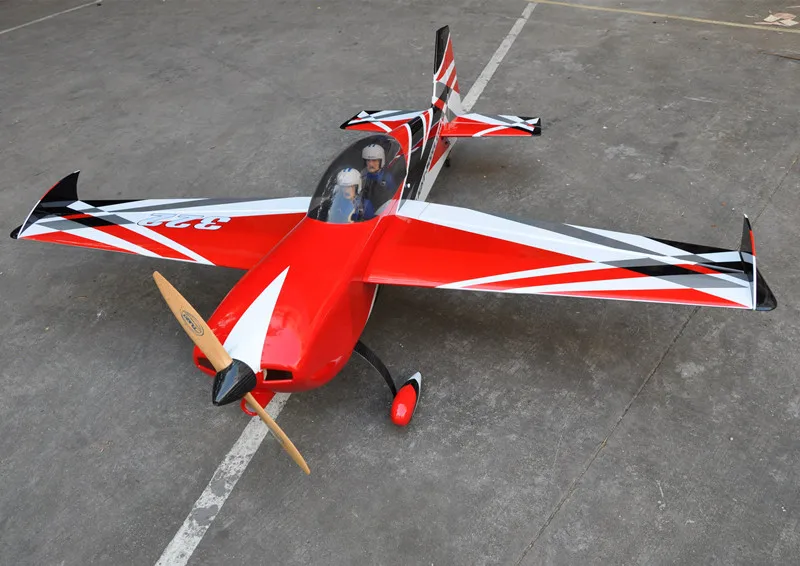 Новая модель полета RC Бензин самолет 76 &quot35-40CC Votec 322 пробкового дерева 3D самолета |