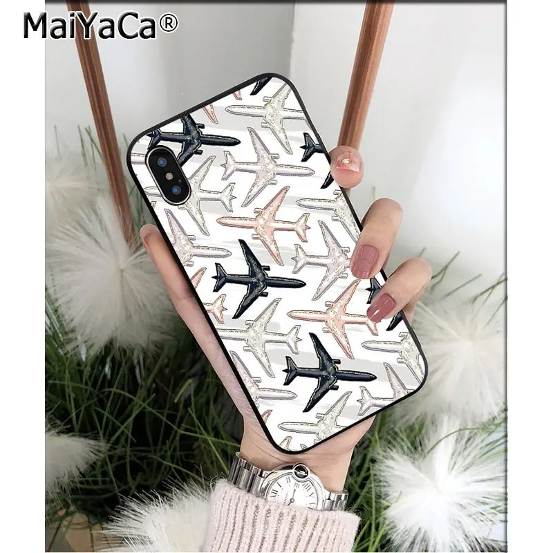 Силиконовый чехол MaiYaCa для Apple iPhone 8 7 6 6S Plus X XS MAX 5 5S SE XR|Чехлы-накладки| |