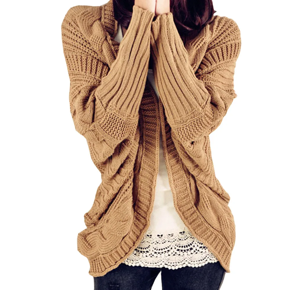 CHAMSGEND 2018 Fashion Women Sweater Coat Causal Style Cardigans Knitted Pockets Female Sweaters Solid 7 Colors Outwear Winter |