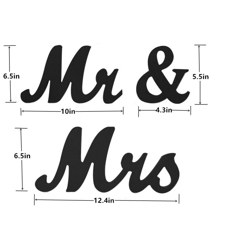 3 шт./компл. деревянный MR MRS Свадебные знаки золото деревянные номера свадебных столов декорации в виде букв ко Дню Святого Валентина вечерние буквы знак