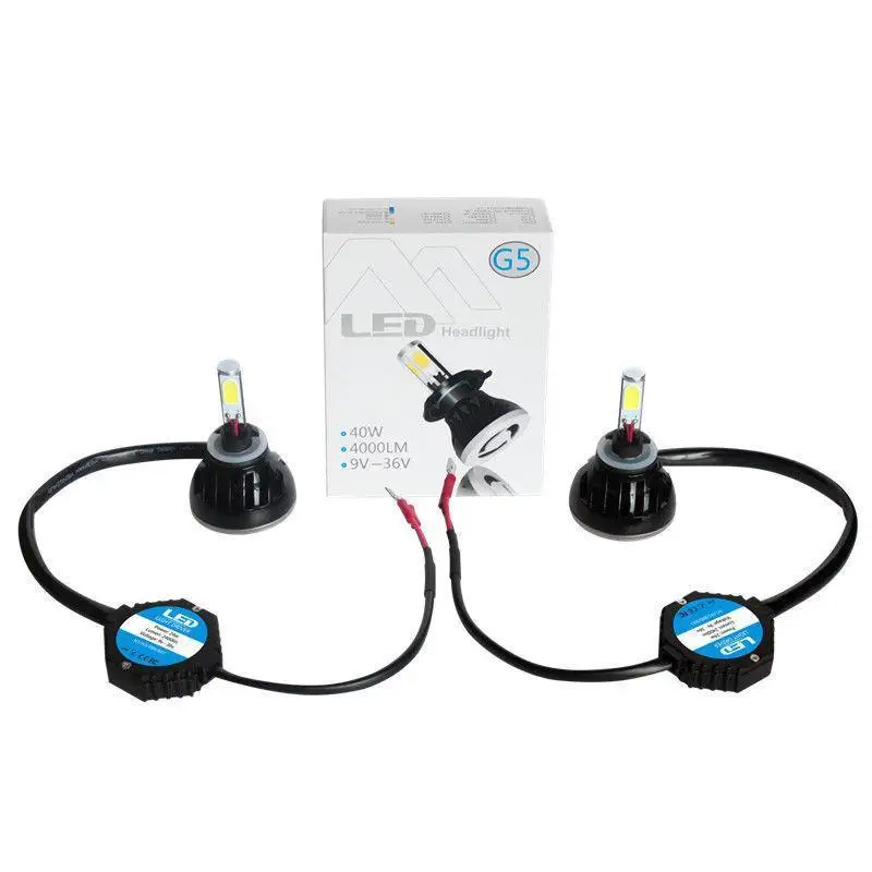 2X G5 Super White 40W 4000lm 880/881893 899 6000K LED HEADLIGHT 12V-30V Car Upgrade Conversion Bulbs Kit(Water-proof) | Автомобили и