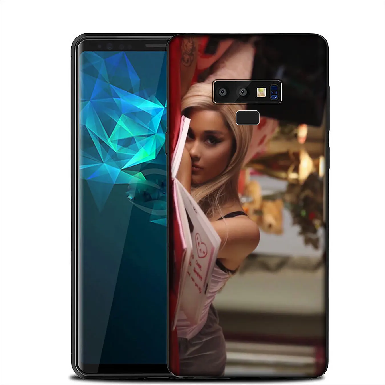 Sexy hot Ariana Grande Ultrathin Novelty Fundas Case for Samsung Galaxy A6 A9 A8 A7 2018 A3 A5 2016 2017 Note 9 8 10 Plus Lite |