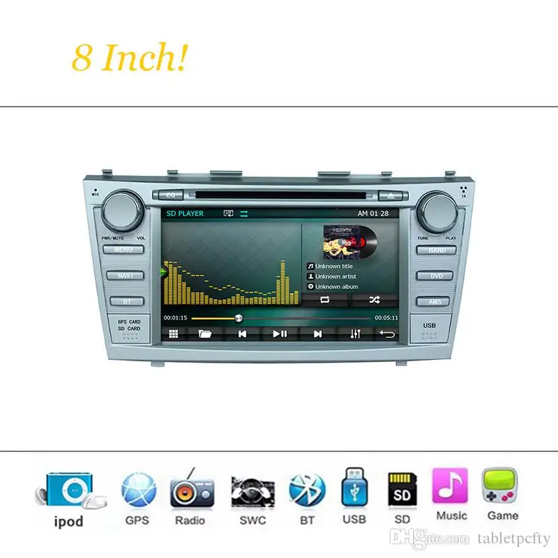 Автомобильный DVD плеер 8 &quotс GPS (опционально) BT/TV аудио Радио стерео головное