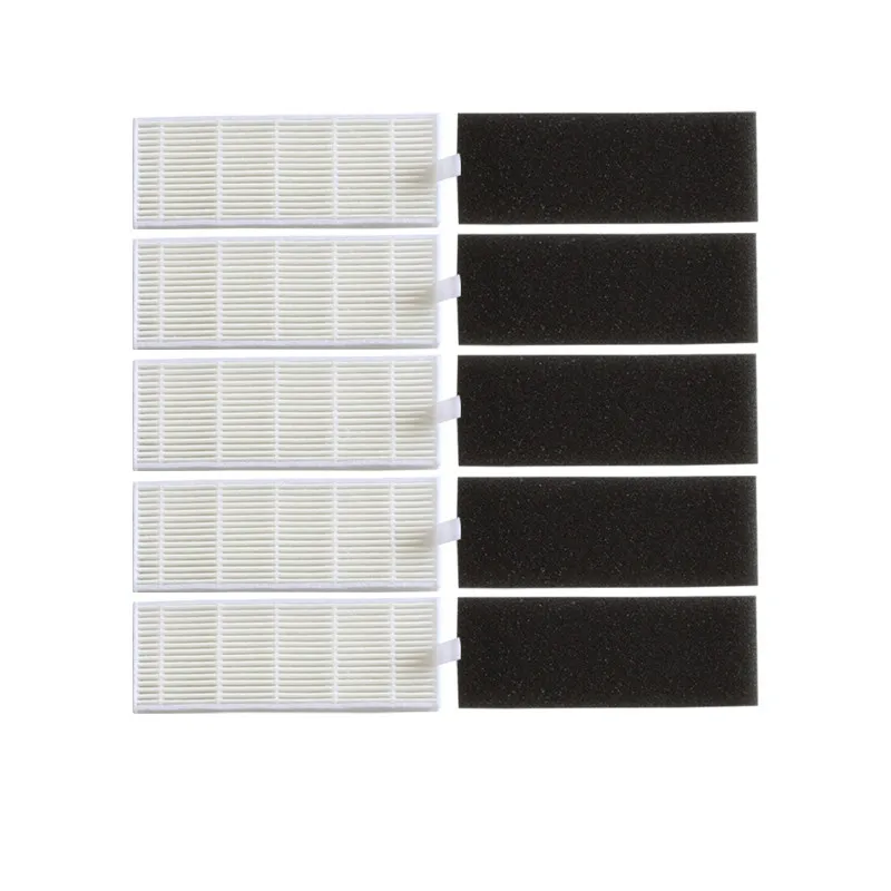 

Suitable for Dibea GT100 5*HEPA filter+5*Sponge Robotic Vacuum Cleaner Parts