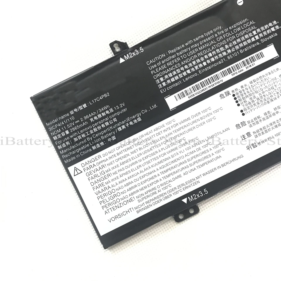 Оригинальный аккумулятор L17C4PB2 для Lenovo IdeaPad Flex 6-14 530S-14IKB 530s-15IKB серии L17C4PB0 L17M4PB2 L17M4PB0