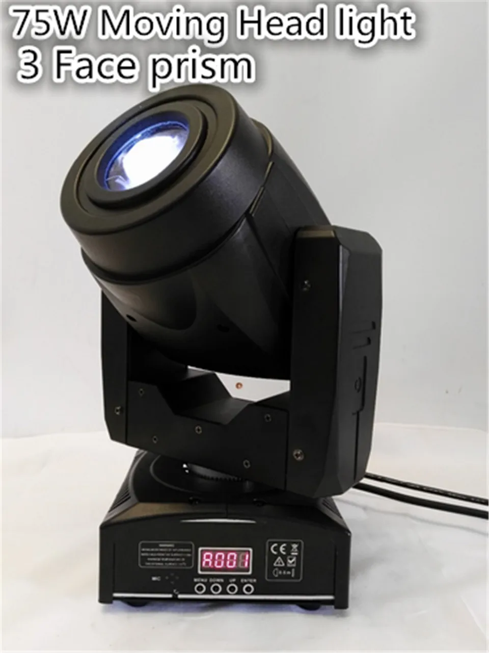8X Горячее предложение 75 Вт LED движущаяся головка 3 лица призовое сценическое