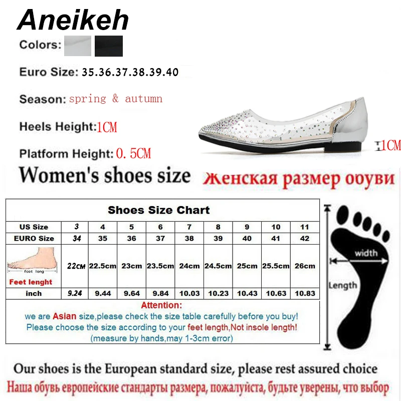Aneikeh/ г.; выразительные Модные прозрачные женские босоножки из пвх; туфли-лодочки на высоком каблуке; туфли-лодочки с острым носком; слипоны; Размеры 35-40