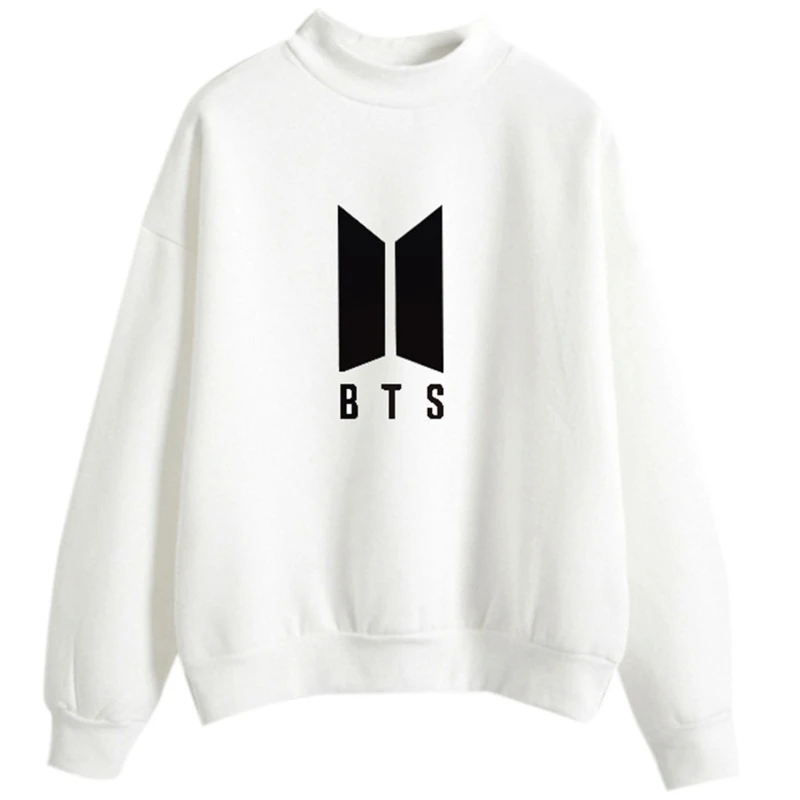 БЦ толстовки для Для женщин Bangtan мальчики с принтом букв болельщики поддерживают