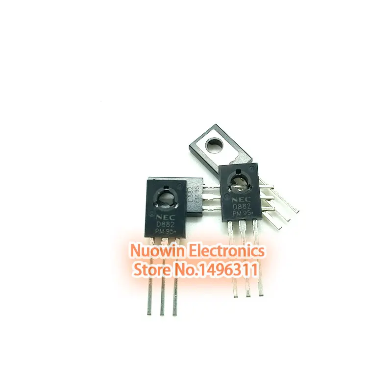 50 шт. триодный транзистор D882 2SD882 3A/40V NPN power Triode TO-126