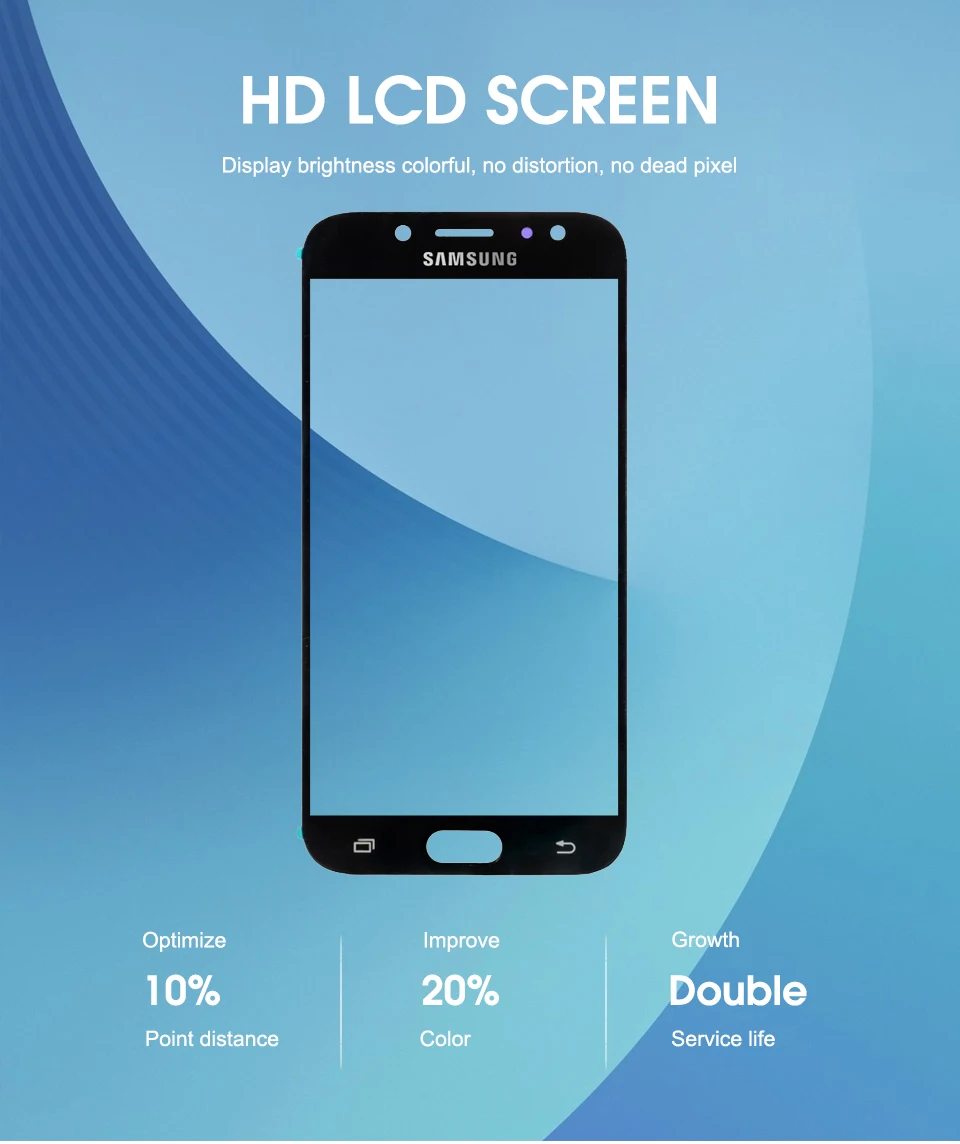 J700 ЖК-дисплей с регулировкой яркости J710 ЖК-дигитайзер для samsung GALAXY J7 Pro сенсорный экран дигитайзер J730 ЖК-экран