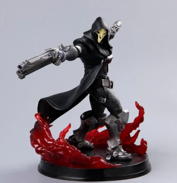 Overwatch OW Heros Reaper Габриэль Рейес ПВХ фигурки вентиляторы игрушки|Игровые и