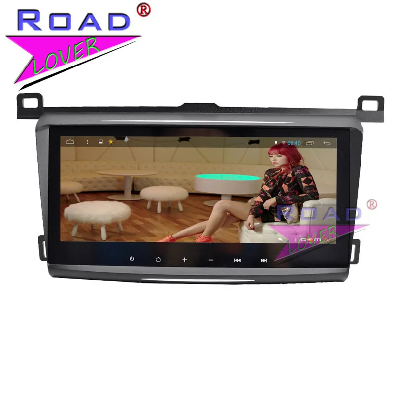 Roadlover Android 7 1 автомобильный медиацентр аудио для Toyota RAV4 2014 Стерео GPS Naviagtion