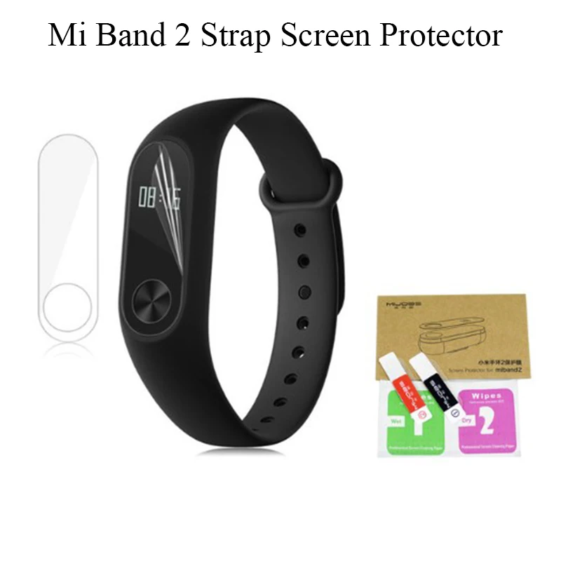 2 шт. Чехлы для Xiaomi Mi Band защита экрана Miband2 HD ультратонкая пленка против царапин