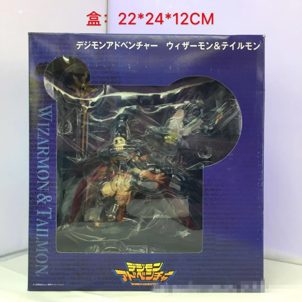 HKXZM Аниме 14 см Digimon Adventure Digital Monster Wizarmon Tailmon ПВХ фигурка Коллекционная кукла модель