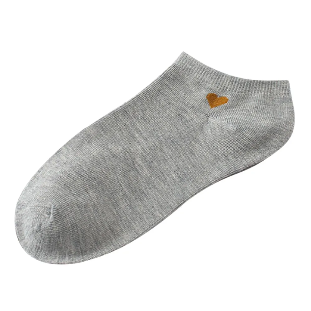 Модные милые носки с сердцем повседневные женские хлопковые для работы модные