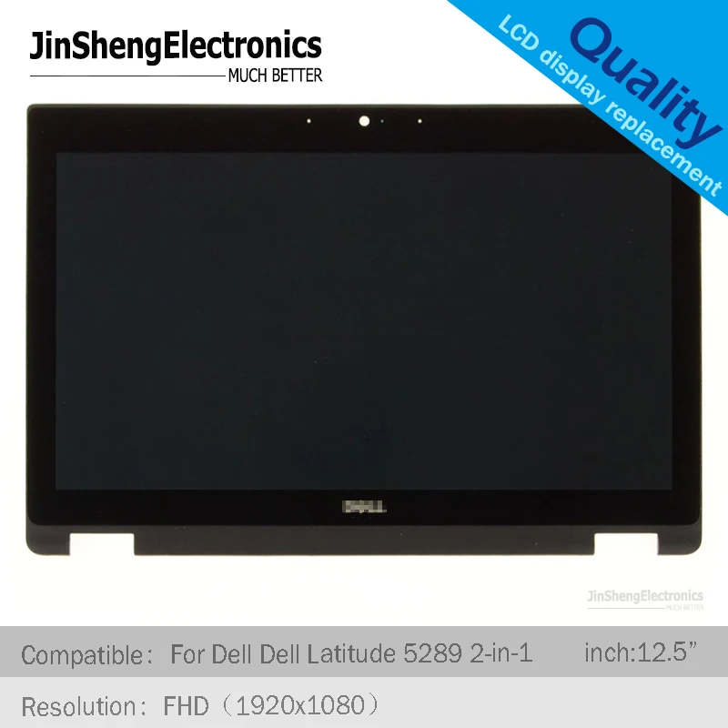 

12,5 "с одним отверстием для крепления для Dell Latitude 5289 FHD полный сенсорный экран Класс в ЖК-дисплей сборки 2in1 NV125FHM-N51