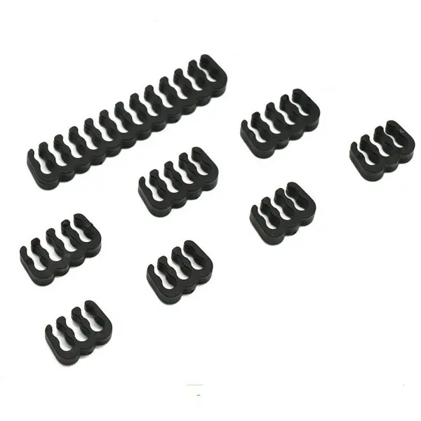 Оптовая продажа пластиковые черные и прозрачные 6 контактные 8 24 удлинители для