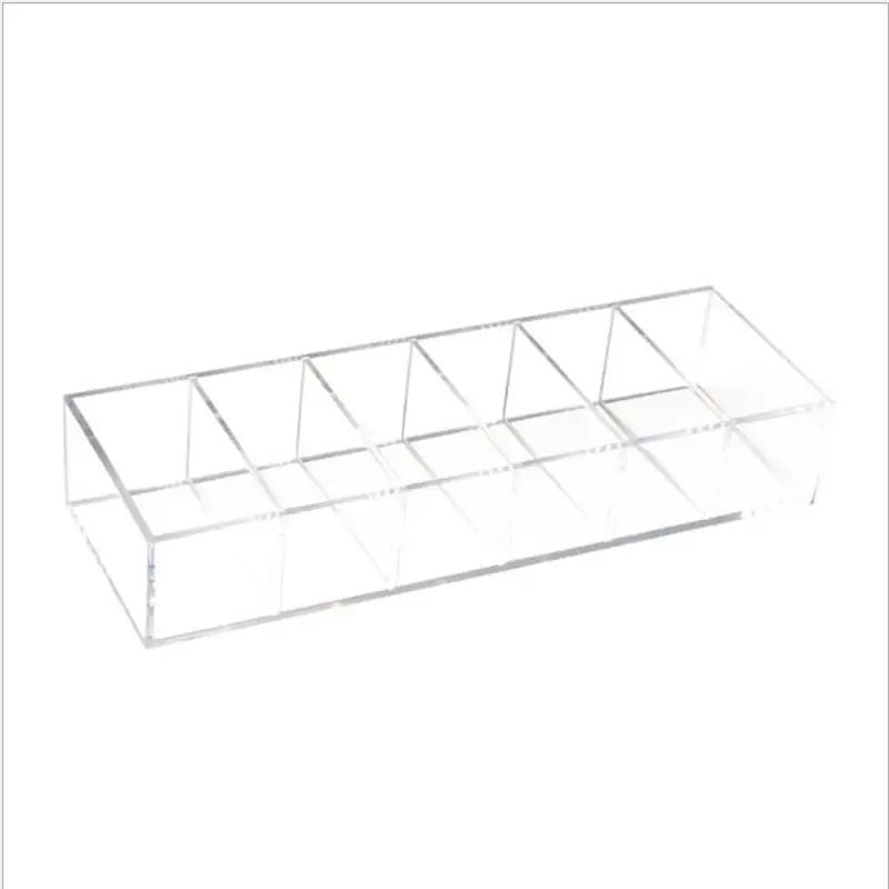 Acrylic Cosmetics Makeup Organizer Show Shelf Rack Durable Desk Nail Polish Lipstick Storage Box | Дом и сад