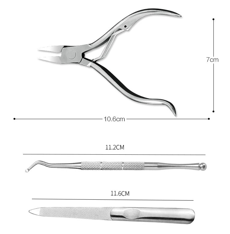 

4pcs/set Foot Cuticle Scissors Pliers Cuticle Dead Skin Manicure Trimmer Cutters Nippers Pedicure Manicure Care Tool BT25
