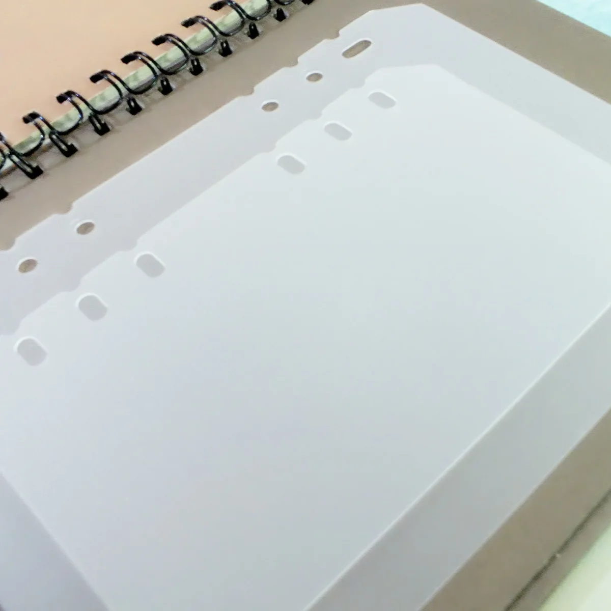 A5 PP матовый планер внутренние страницы разделительная пластина Diario Binder Planner