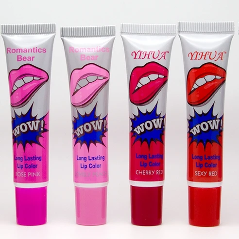 Длительный Коллаген Помада 6 шт. Блеск Для Губ отделяемой 24 h Бальзам Завод Romantic Bear