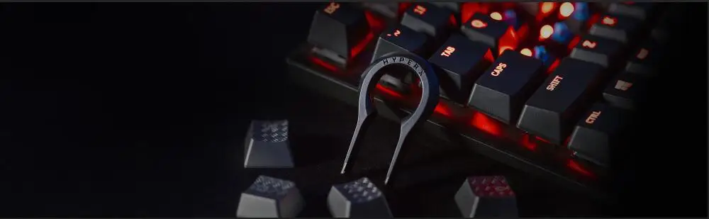 Kingston HyperX keycaps для RGB игровой механический набор клавиатуры clavier gamer 8 шт. ключ крышка титановая текстура тактильная ручка FPS MOBA