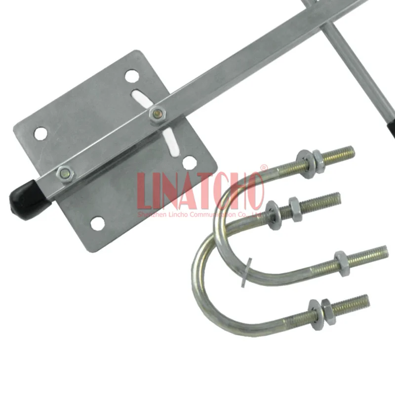 1.2ghz stainless steel 5 elements yagi 3 meters RG58U cable cctv transmitter outdoor yagi antenna F male connector