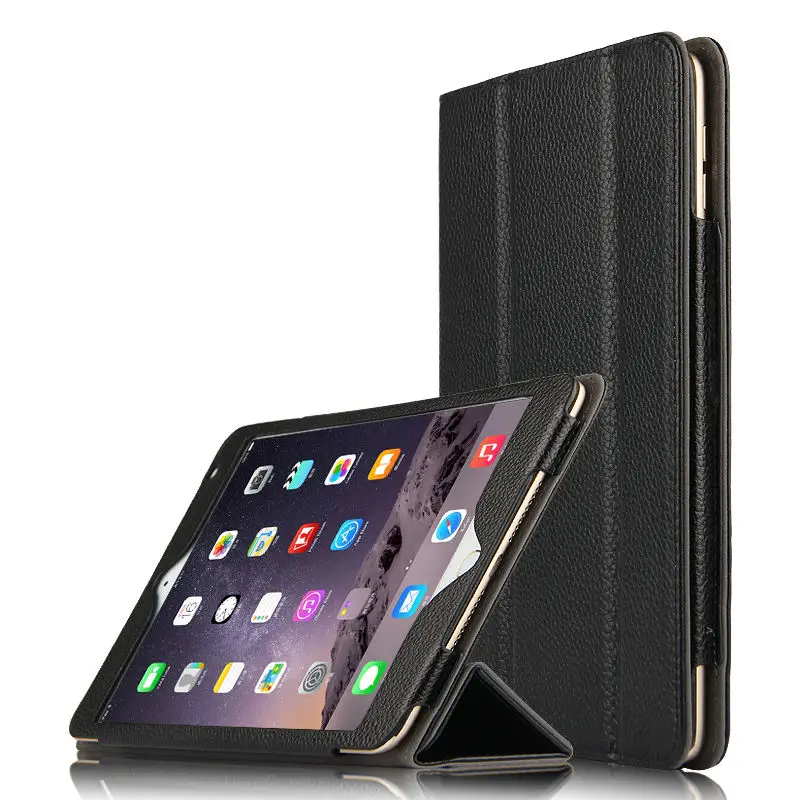 Чехол из воловьей кожи для iPad mini 3 2 оригинальный защитный смарт чехол кожаный