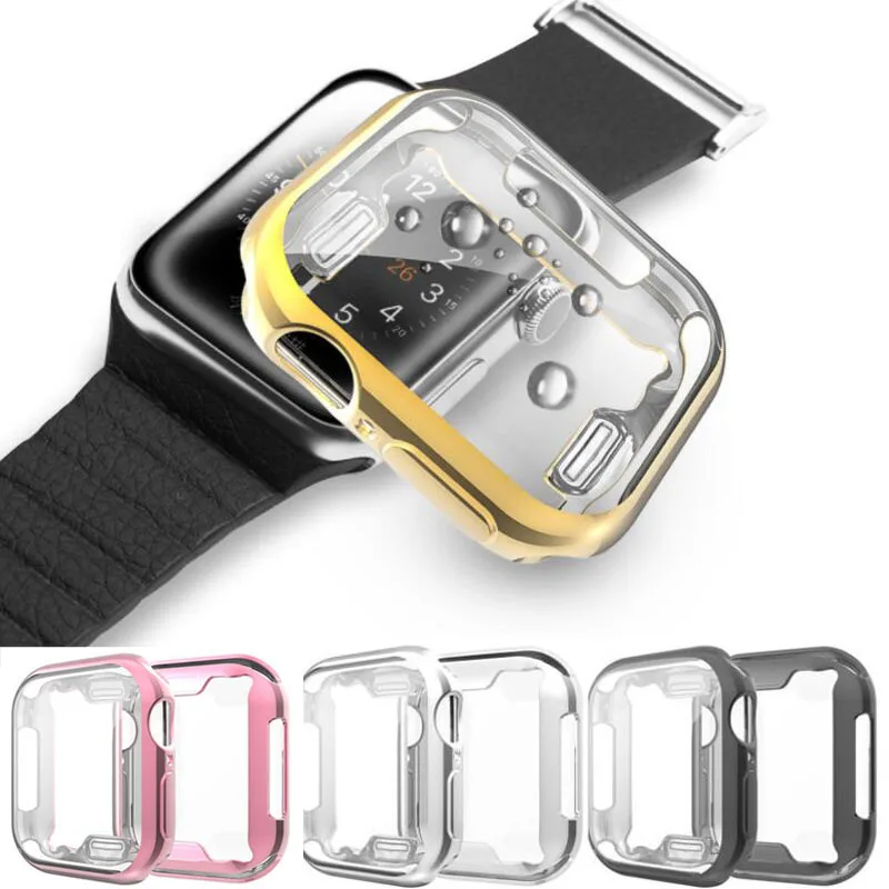 Защитный чехол для iwatch Apple Watch Мягкий защитный Series 5/4/3/2 38 мм 40 42 44