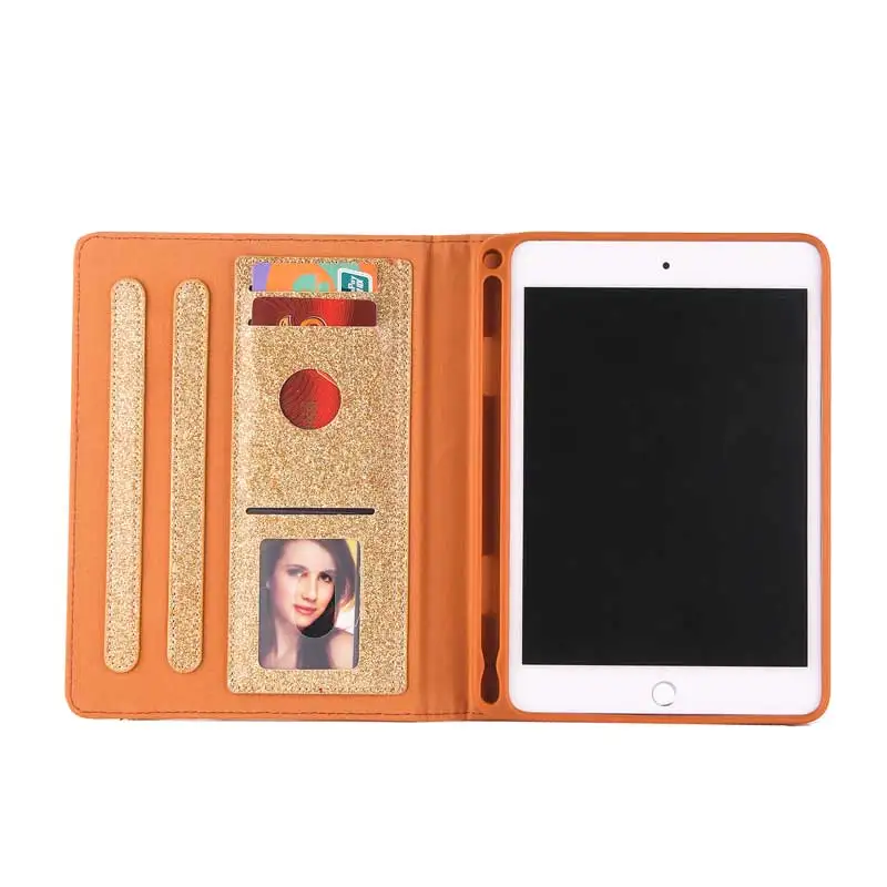 Чехол для Ipad Mini 5 Mini 4 Mini 3/2/1, украшенная крышка с держателем карандаша, силиконовый чехол с магнитом 7,9 дюйма для Ipad Mini 1/2/3/4/5