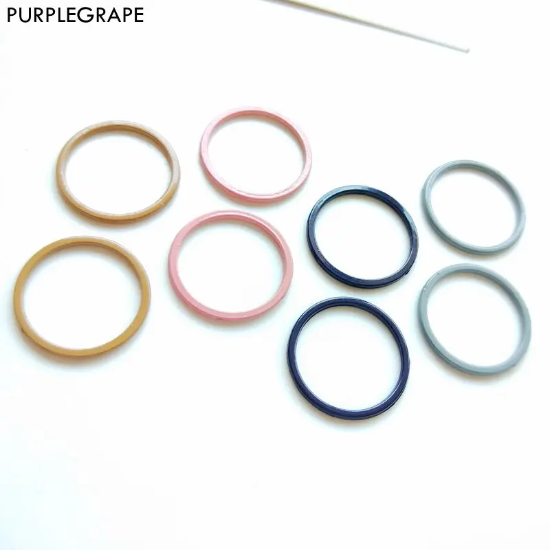 

22mm Minimalist DIY Handmade Earrings Accessories Ear Pin Alloy Geometric Round Multicolor Japanese and Korean Fashion 10pcs