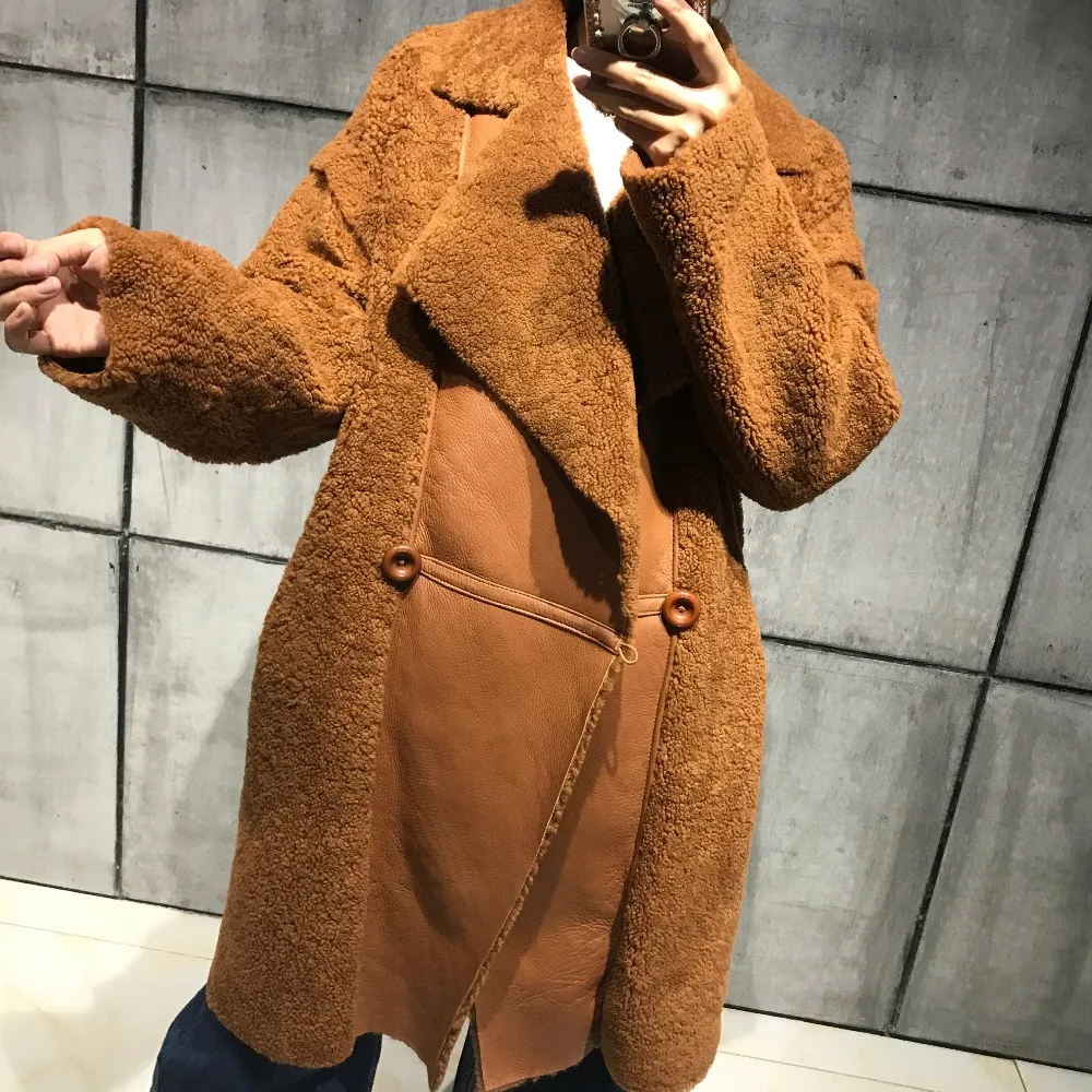 Женская замшевая кожаная шуба|coat women|coats coatscoat ladies |
