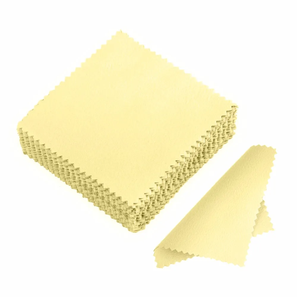 50 шт./упаковка салфетка для чистки ювелирных изделий из серебра 236383 пробы|polishing