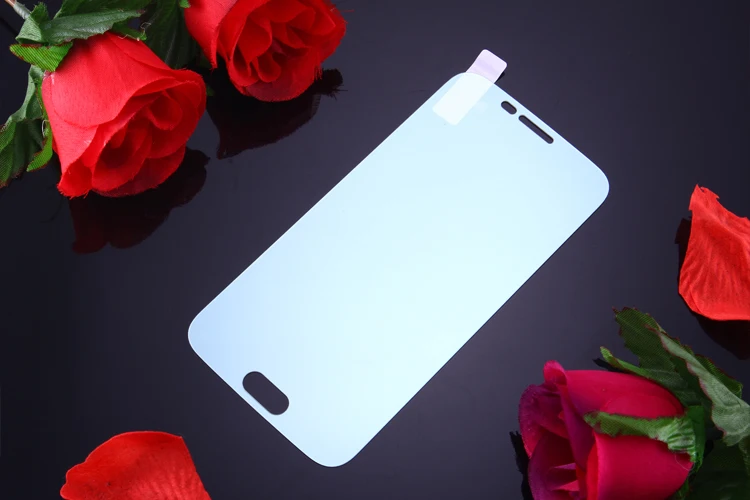 Для Samsung Galaxy S6 S7 цветное зеркальное покрытие стеклянная Защитная пленка для