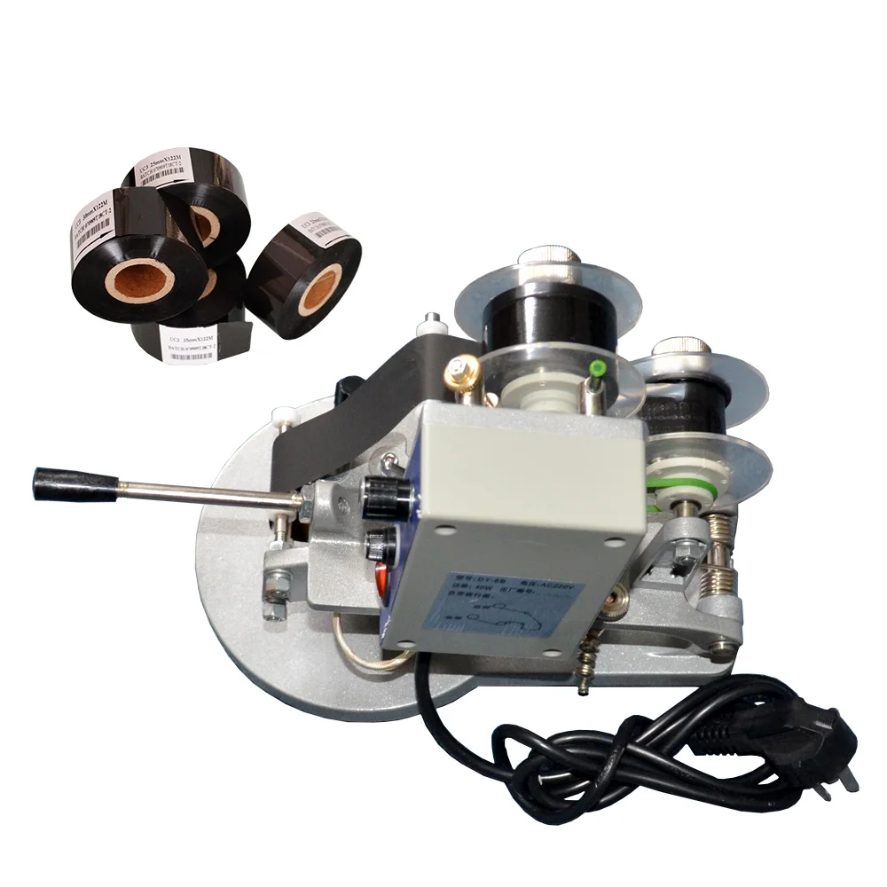 

Manual type ink stamp coder for plastic packaging bags