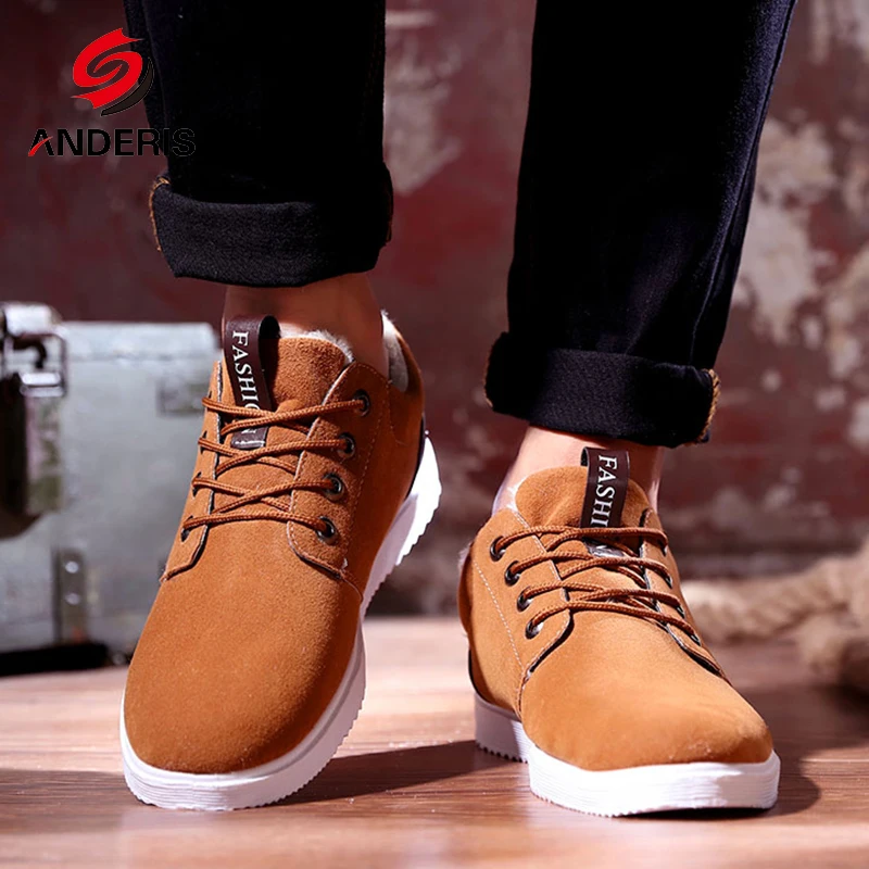 2017 Mода Kроссовки мужские зимняя обувь для мужчин плюш зимние сапоги Высокого