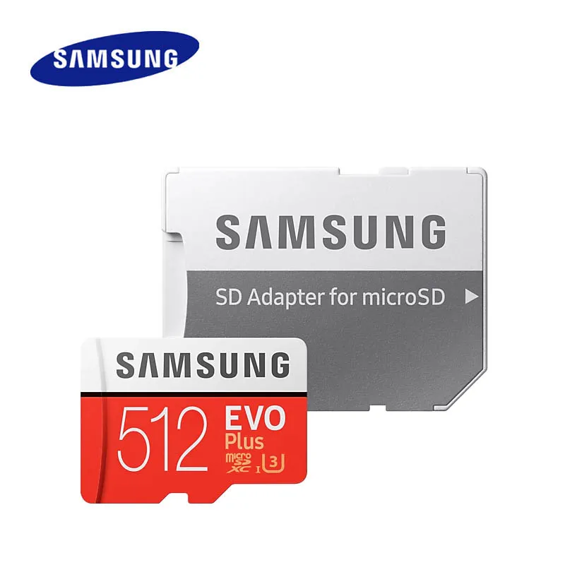Карта памяти micro sd samsung 512 ГБ 100 МБ/с./с tf карта класс 10 UHS I U3 4K 256 cartao de memoria|Карты