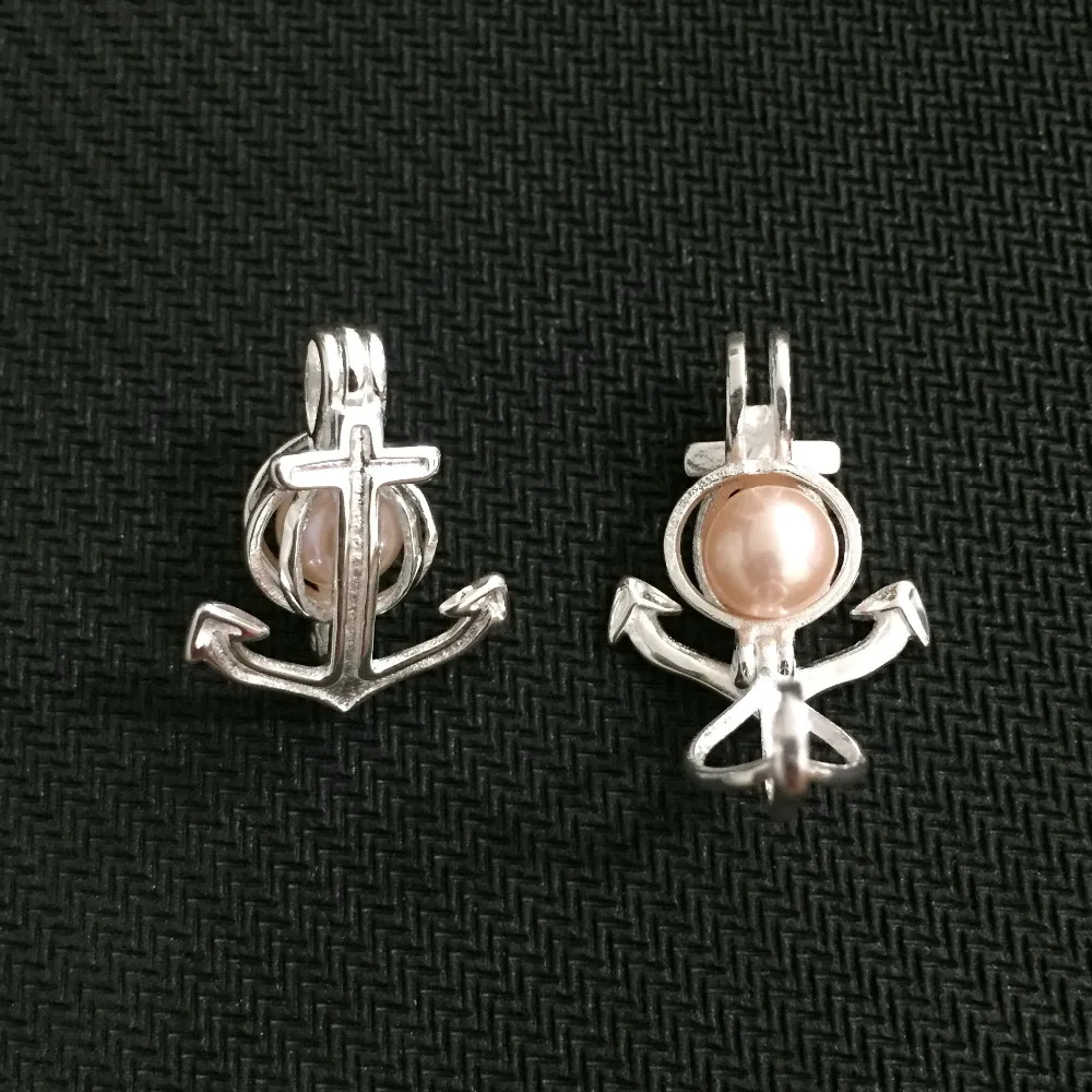 925 серебряный жемчужный кулон медальон из чистого серебра клетка можно открыть DIY