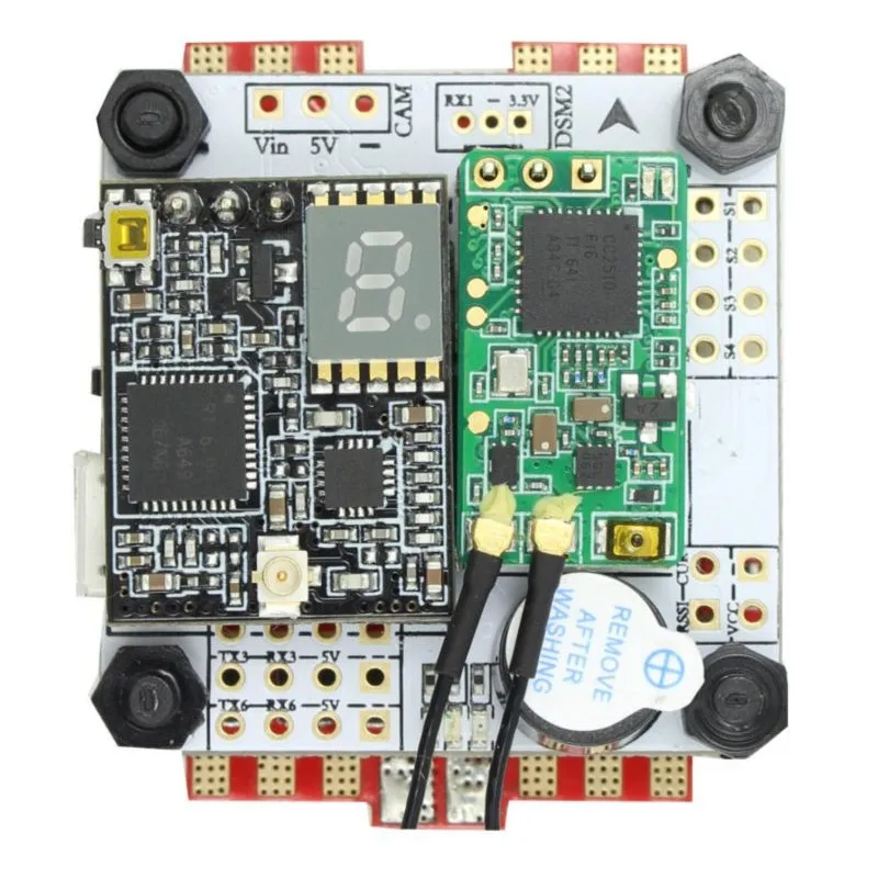 Emax F4 Magnum AIO TOWER FPV Stack Tower System OSD 4 в 1 BLHeli_S 30A ESC VTX FrSky XM + RX|Детали и аксессуары| |