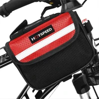 outdoor mountain road bike bag bicycle front tube bag cycling phone touch screen pouch pannier bike bags m l