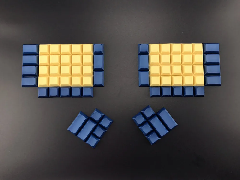 Клавиши ergodox pbt Белые Черные Серые dsa пустые колпачки для механической игровой