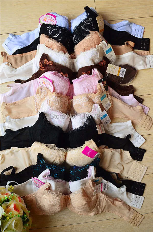 Привлекательный женский кружевной бюстгальтер с вышивкой и большой чашкой 34 36 38