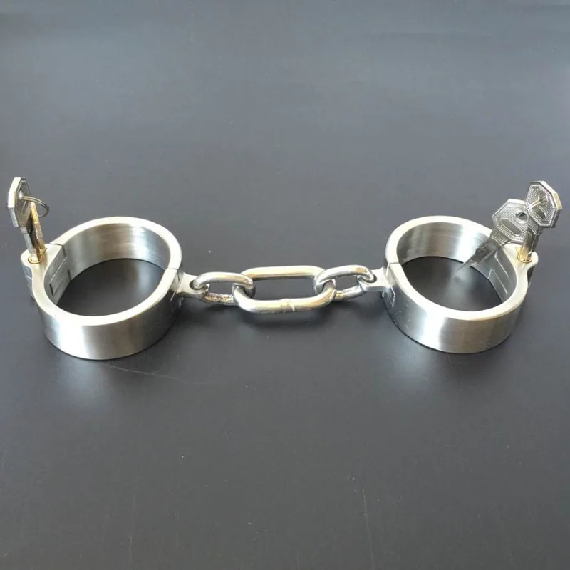 Stainless Steel Restraint Handcuffs For Sex Toys BDSM Sextoys Adults Men Women Bondage Restraints HandCuffs Games |