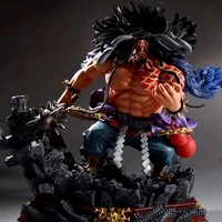 30cm japanese anime gk one piece spirits portrait of pirates kaido action figure toy game statue collectible model doll gift