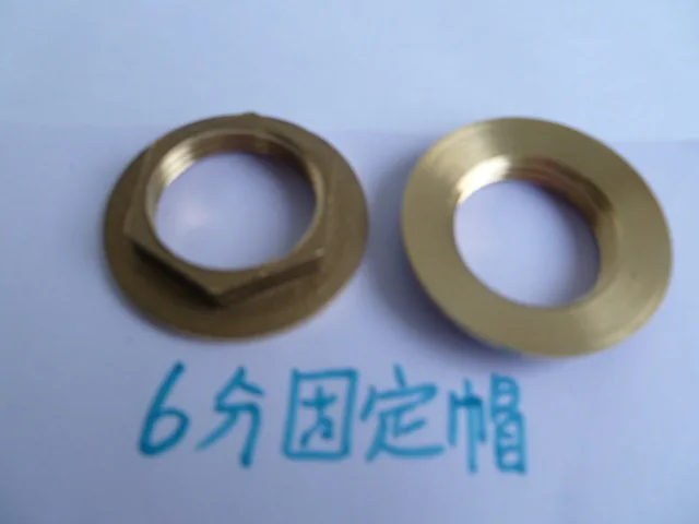 Фитинги для смесителя с 6 гайками двойная ножка одиночный холодный смеситель