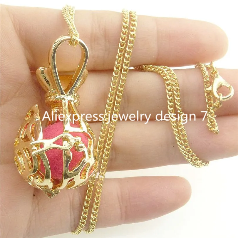 Бесплатная доставка 17919 цветок медальон Box ожерелье ароматерапия эфирное масло